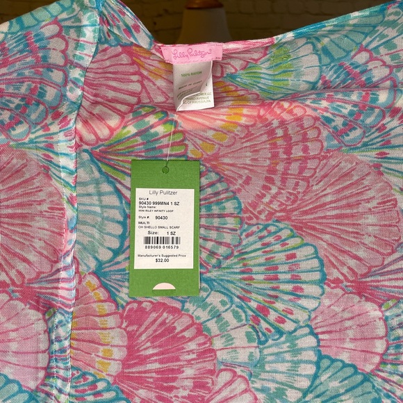 Lilly Pulitzer murfee scarf oh shello multi - Picture 2 of 6